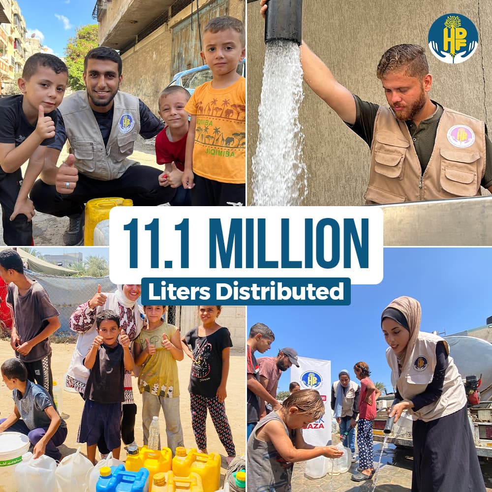 Humanitarian impact collage